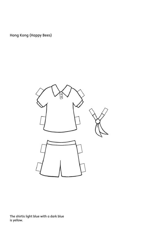 Paper Boy Hong Kong Clothing Template Printable pdf