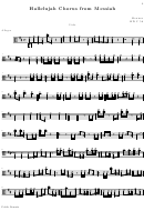 Hallelujah Chorus From Messiah Viola Sheet Music