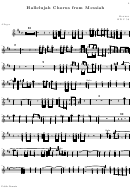 Hallelujah Chorus From Messiah Trumpet Sheet Music