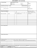 Form Ics 204 - Assignment List