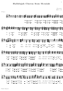 Hallelujah Chorus From Messiah Tenor Part Sheet Music