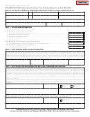Form Mi-8453 - Michigan Individual Income Tax Declaration For E-file - 2014