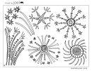 4th Of July Fireworks Coloring Sheet