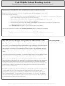 Boy With Severe Allergies Using Robot To Attend First Grade (1150l) - Middle School Reading Article Worksheet