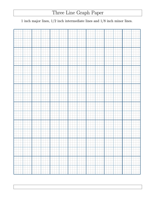 Three Line Graph Paper Template Printable pdf