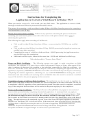 Instructions For Form Vs7 - Application To Correct A Vital Record In Maine