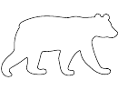 Blank Polar Bear Template