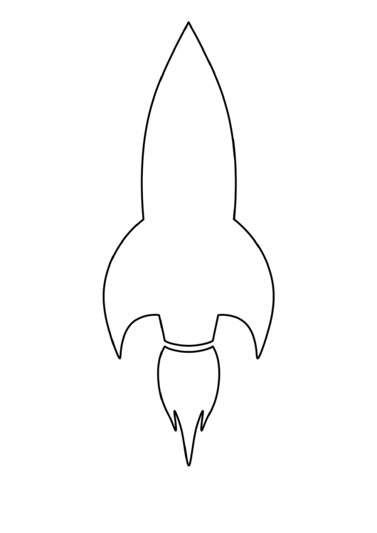 Rocket Ship Template Printable