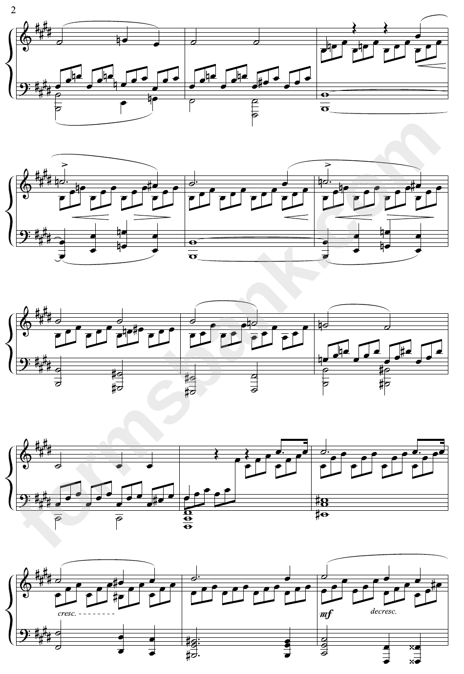 Ludwig Van Beethoven - Moon Light Sonata Sheet Music