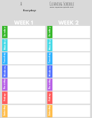 A Realistic Weekly Cleaning Schedule