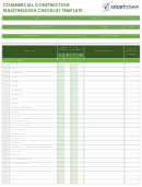 Commercial Construction Walkthrough Checklist Template Printable pdf