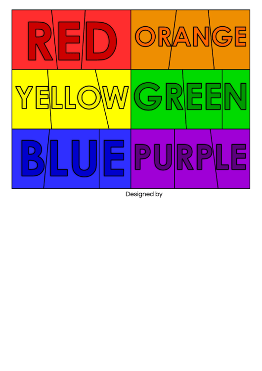 Color Puzzles Template