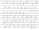 Practice The D'nealian Script Alphabet (handout) Handwriting Practice Sheets