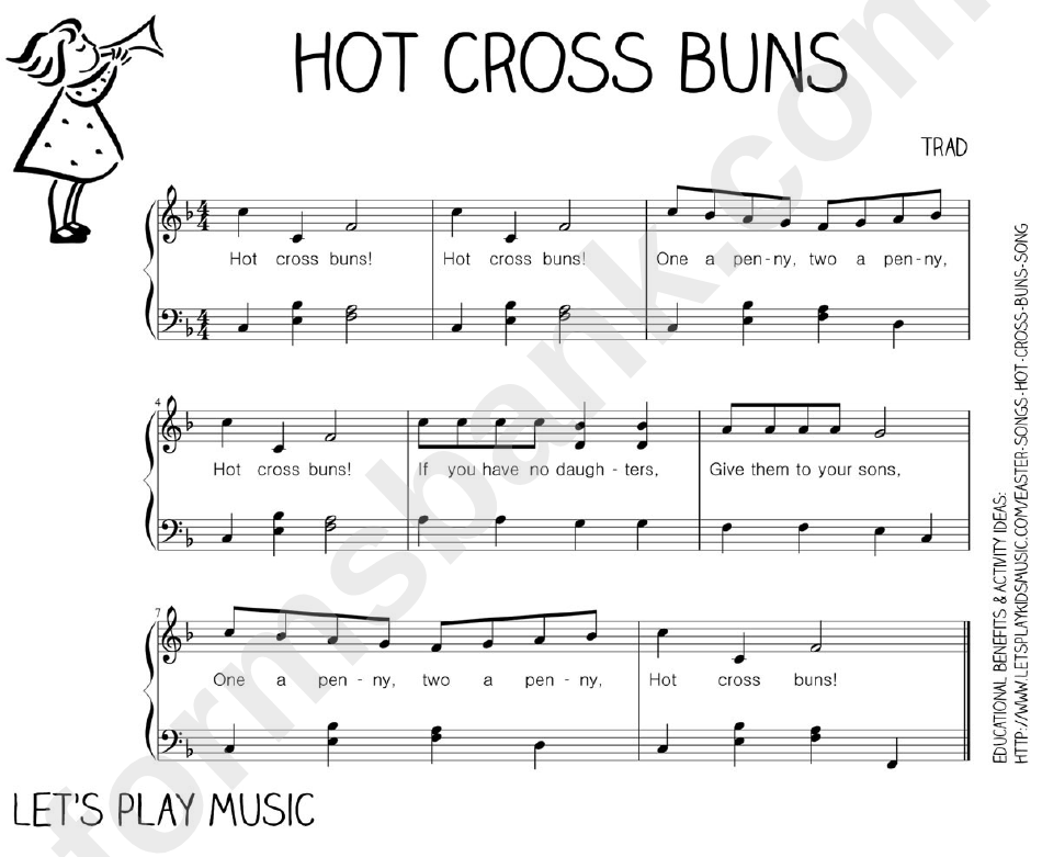 Hot Cross Buns Sheet Music