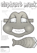 Elephant Mask Template With Instructions
