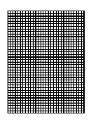 Graph Paper - 5 Lines/inch