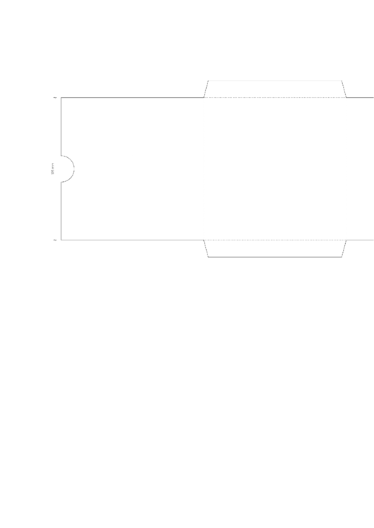 Cd Envelope Template - 125 Mm In Height Printable pdf