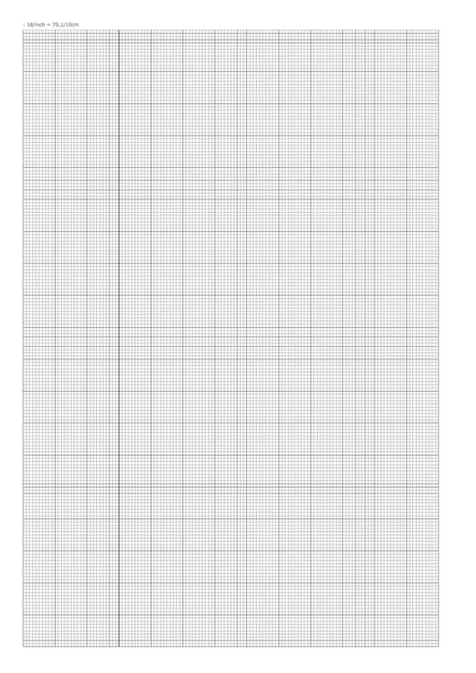 Grid Paper: 18/inch - 70.1/10 Cm Printable pdf