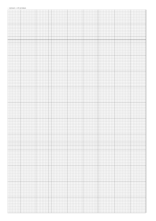 Grid Paper: 12/inch - 47.2/10 Cm Printable pdf