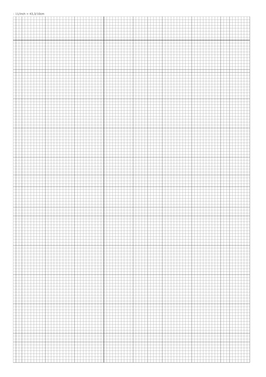 Grid Paper: 11/inch - 43.3/10 Cm Printable pdf