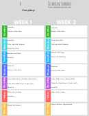 Weekly Realistic Cleaning Schedule