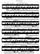 Chopin - Nocturne D Major Sheet Music