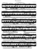 Chopin - Nocturne C Major Sheet Music