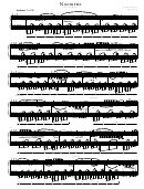 Chopin - Nocturne A Major Sheet Music