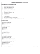 Estimating Plumbing Home Building Checklist Template Printable pdf