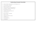 Estimating Drywall Home Building Checklist Template
