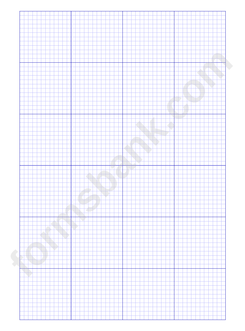Eighth Inch Minor Lines With A Major Every 12 Line Graph Paper