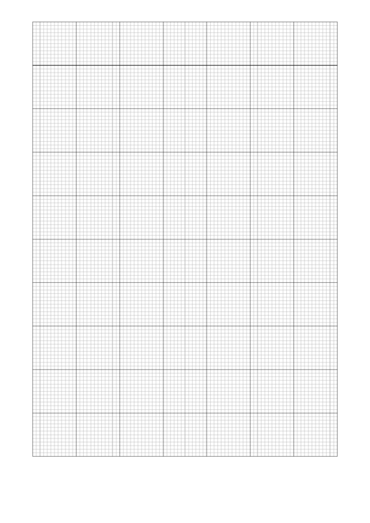 1" Major Lines With 1/12" Minor Lines Line Graph Paper Printable pdf