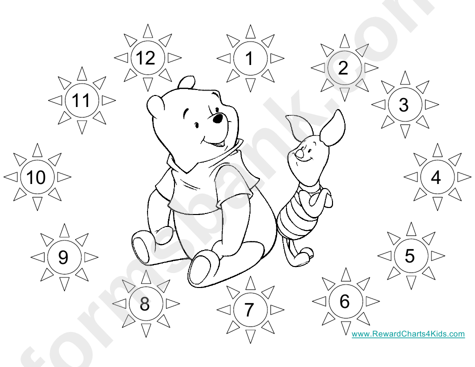 Winnie The Pooh Reward Chart For Kids