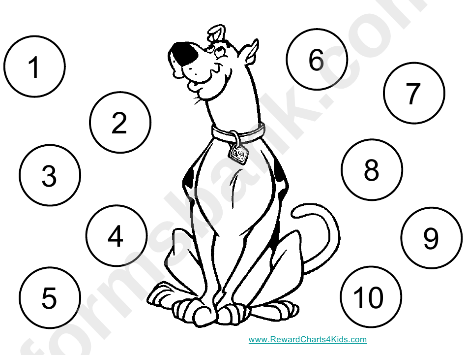 Dog Bone Reward Chart Printable