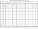 Ics Form 218 - Support Vehicle-equipment Inventory