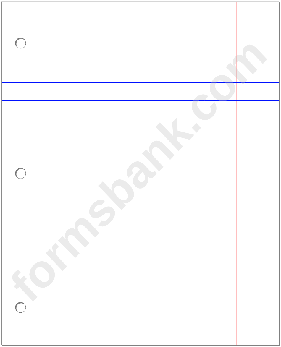 Lined Notebook Paper With Border