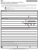 Form 01-929 - Exemption Certificate For Qualifying Data Centers Or Qualifying Large Data Center Projects