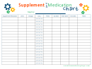 Supplement Medication Chart Template