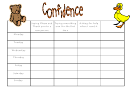 Confidence Reward Chart Template