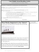 What Really Happened To The Titanic (1070l) - Middle School Reading Article Worksheet