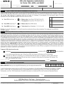 Fillable Form 8879-Ex - E-File Signature Authorization For Forms 720, 2290, And 8849 Printable pdf