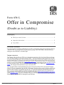 Fillable Form 656-L - Offer In Compromise Printable pdf