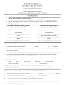 Notice Of Solicitation Form - Professional Fundraising Company - Solicitor