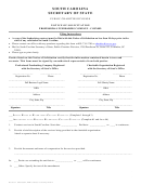 Notice Of Solicitation Form - Professional Fundraising Company - Counsel