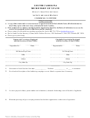 Notice Of Solicitation Form - Commercial Co-venture