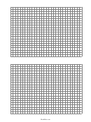 Two 30x22 Grid Paper Templates