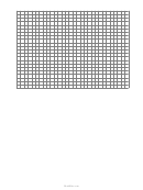 One 30x22 Grid Paper Template