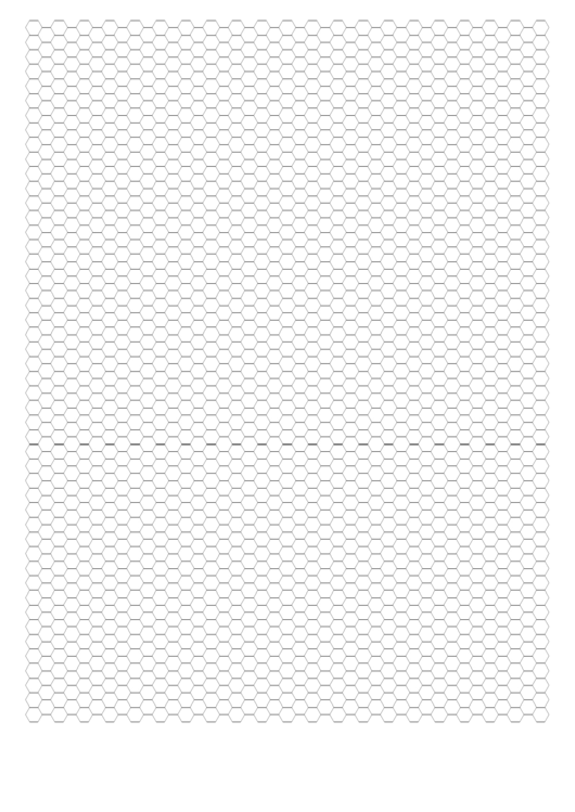 Fillable Hexagonal Grid Paper - 4 Per Linear Inch Printable pdf