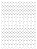 Grey Hexagonal Graph Paper Template