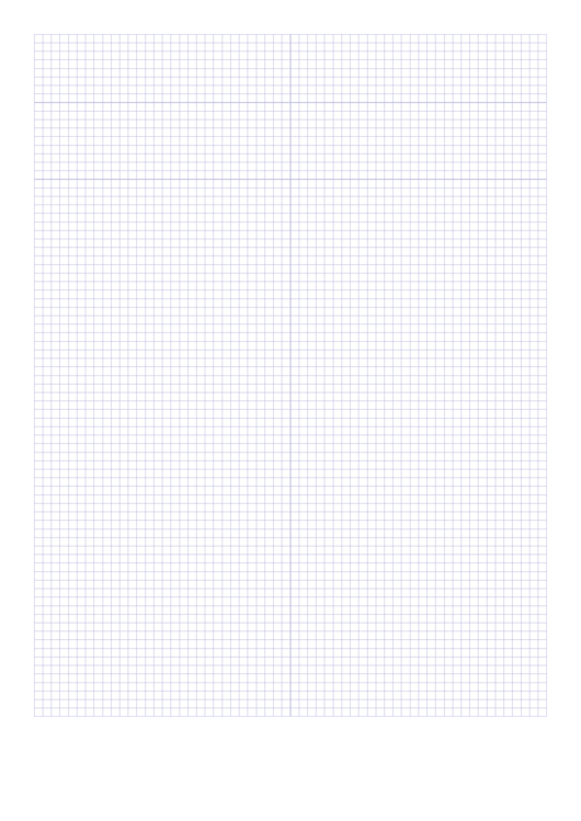 Plain Blue Graph Paper Template Printable pdf